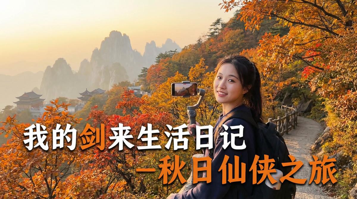 网红主播生活视频 - 网红主播户外生活视频：秋日山野Vlog | 手持稳定器视频教程